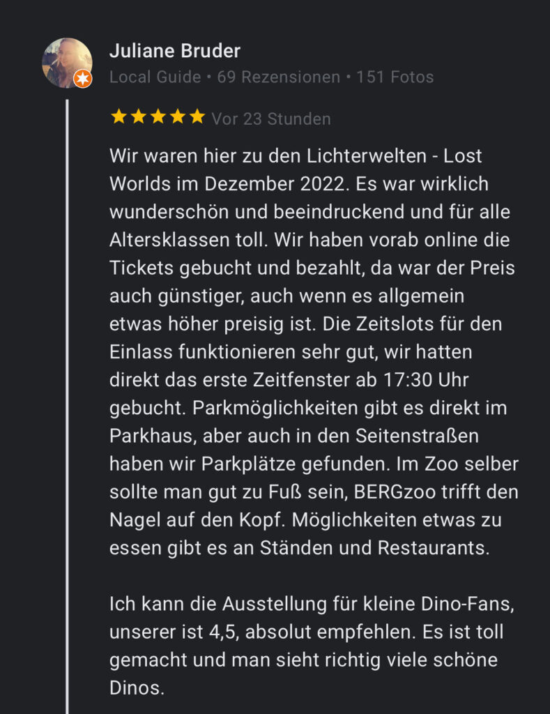 Besuchermeinung