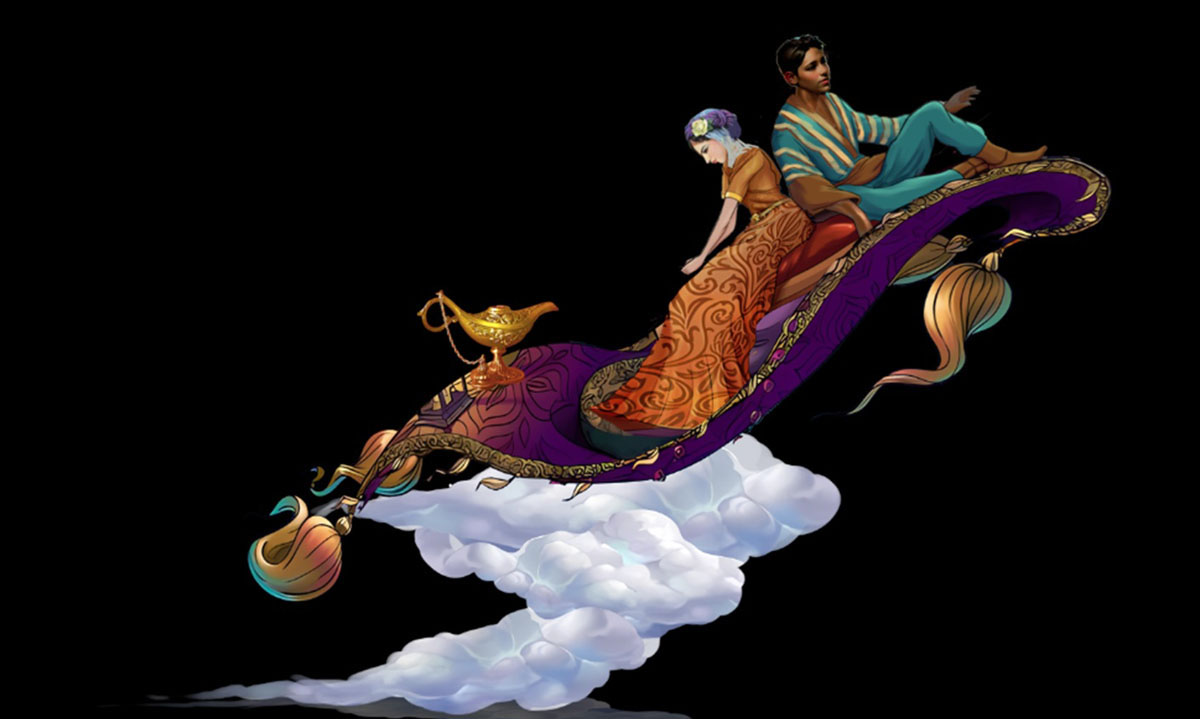 Aladin mit der Wunderlampe
