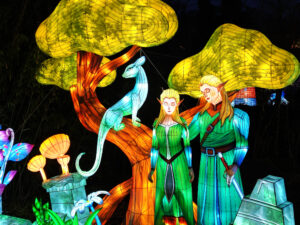 Magische Lichterwelten 2025/26 im Zoo Halle